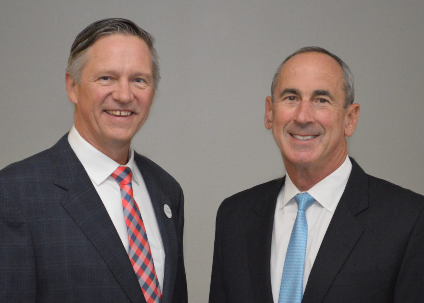 David Davenport (left) and Ray Johns (right) will lead FlightSafety International as co-CEOs. FlightSafety Photo