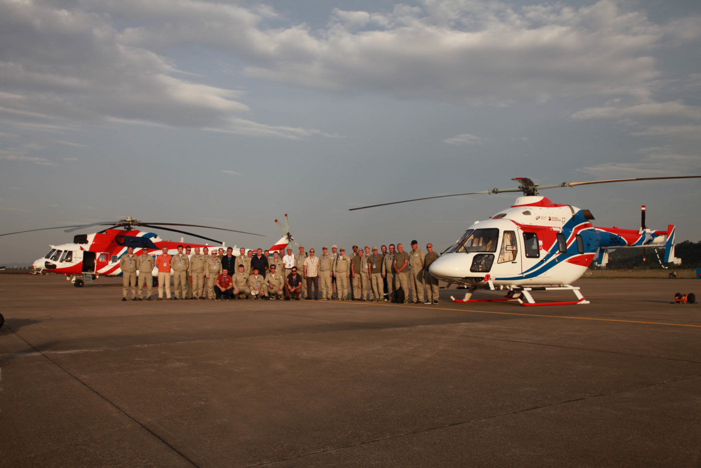 The first stop on the Mi-171A2 and Ansat demonstration tour will be in Vietnam on Nov. 16. Russian Helicopters Photo