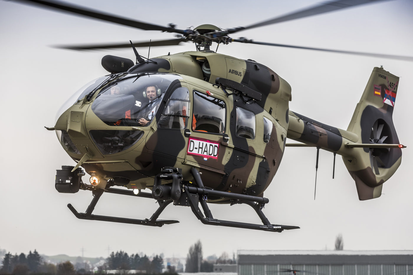 The Serbian Air Force’s H145Ms will be equipped with a fast roping system, high-performance camera, fire support equipment, ballistic protection as well as an electronic countermeasures system. Christian Keller Photo