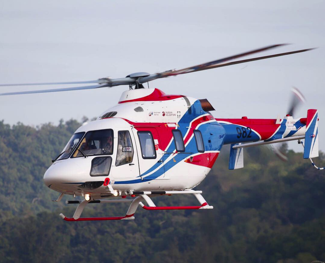Vietnam is the first stop on the Ansat and Mi-171A2 demonstration tour through Southeast Asia. Russian Helicopters Photo