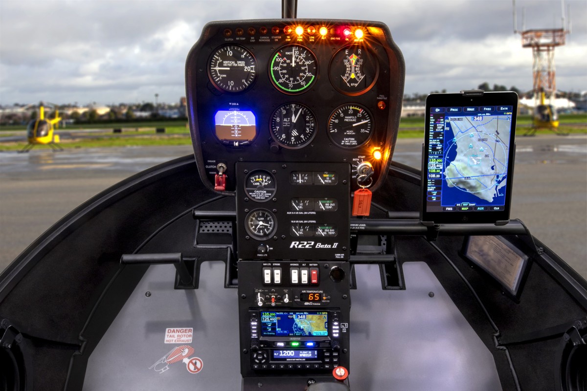 Featuring a 4.8-inch display, the IFD 400 series is available on R22, R44, and R66 helicopters.