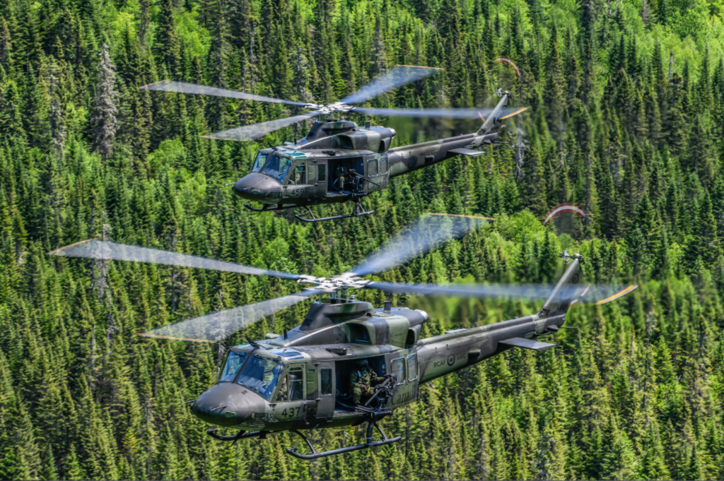 The Griffon modernization work will extend the life of the CAF’s fleet of CH-146 Griffon helicopters to at least 2031. Mike Reyno Photo