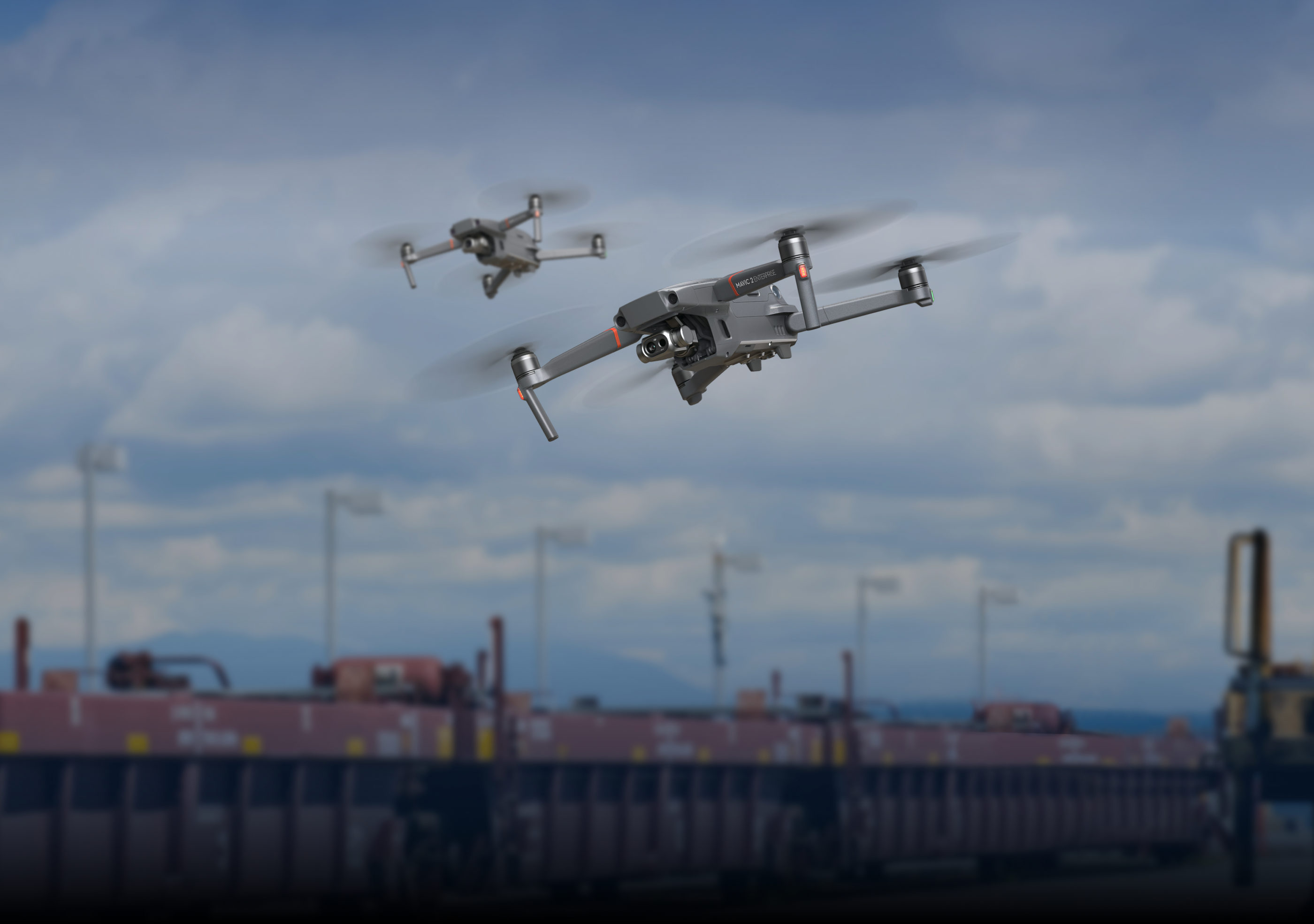The DJI Mavic 2 Enterprise Dual with Thermal by FLIR will help bring thermal imaging capabilities to more first responders, industrial operators, and law enforcement personnel. FLIR Image