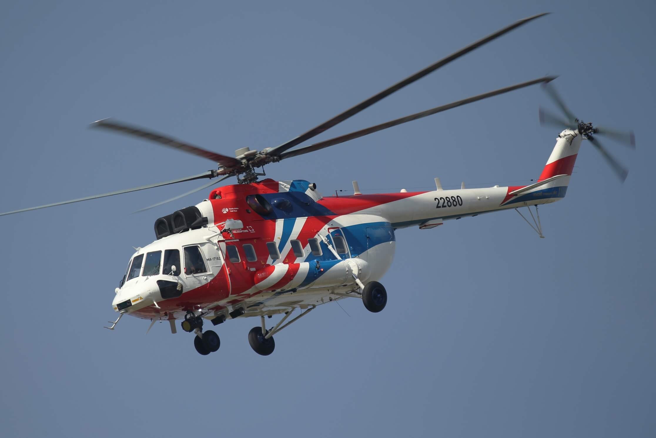 Russian Helicopters’ Mi-171A2 helicopter in flight. Russian Helicopters Photo