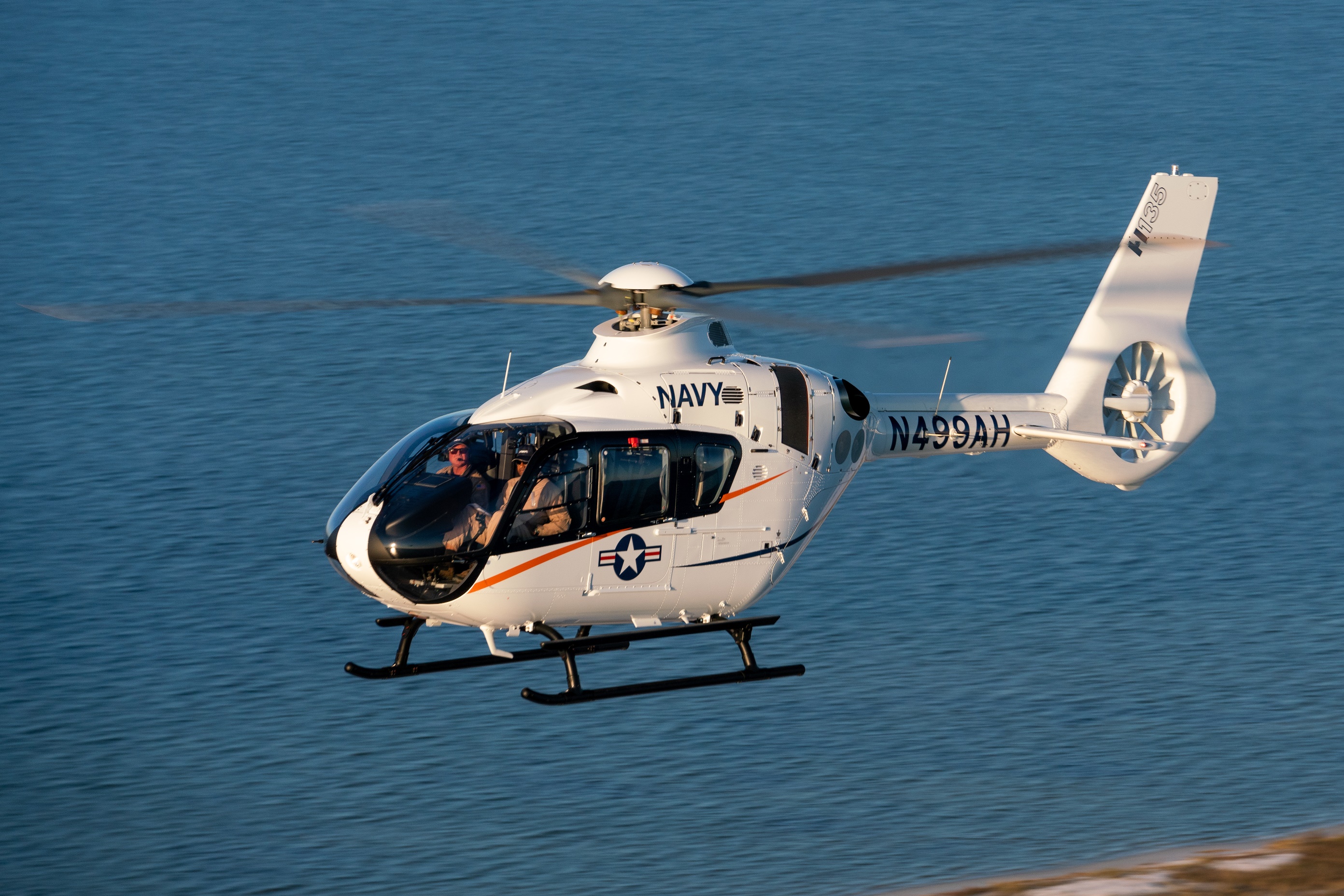 Airbus believes the maturity of the H135 program means it will be a low-risk option for the U.S. Navy. Jonny Carroll Photo