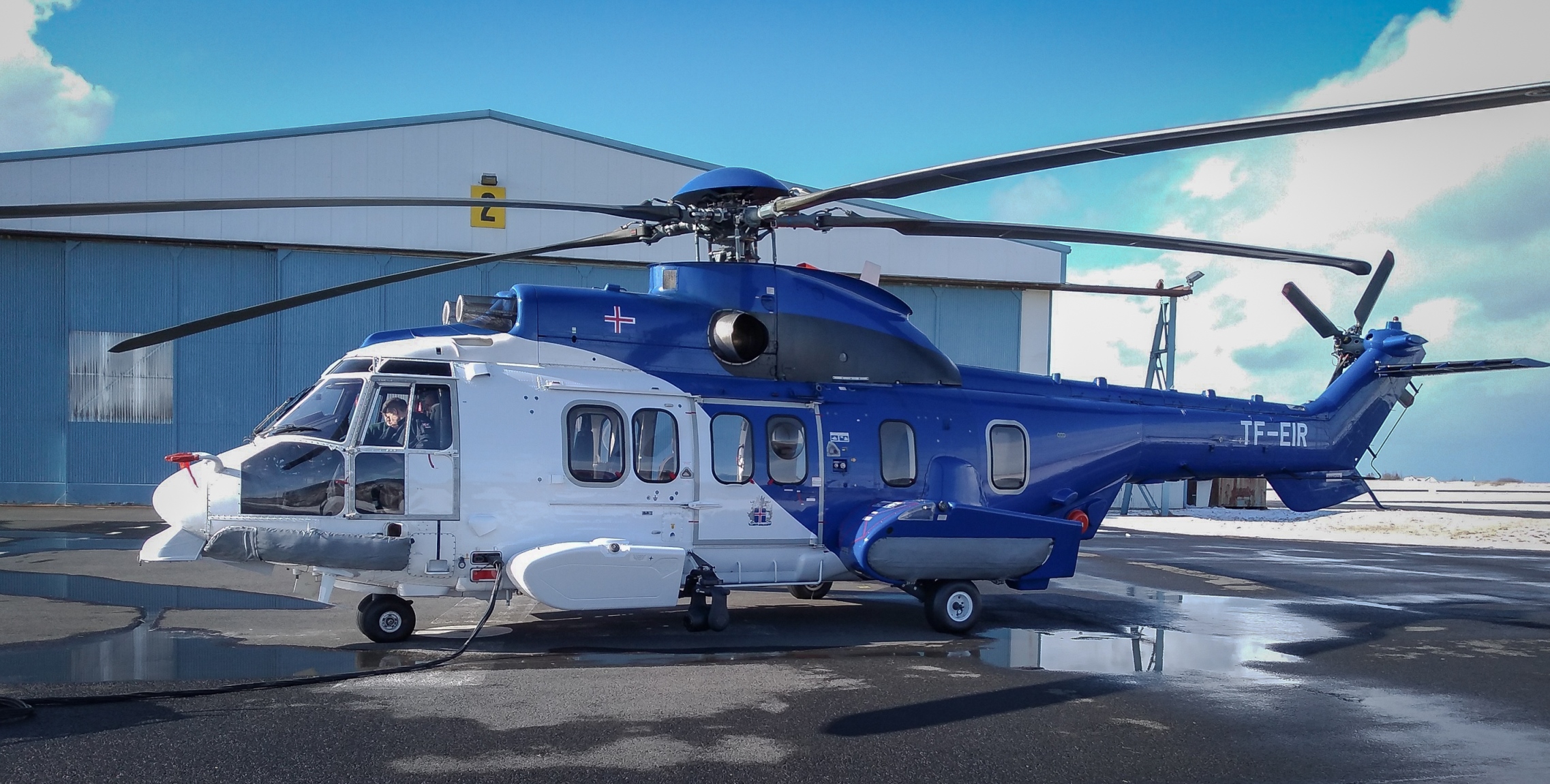 Pictured is one of the Icelandic Coast Guard’s new H225s.