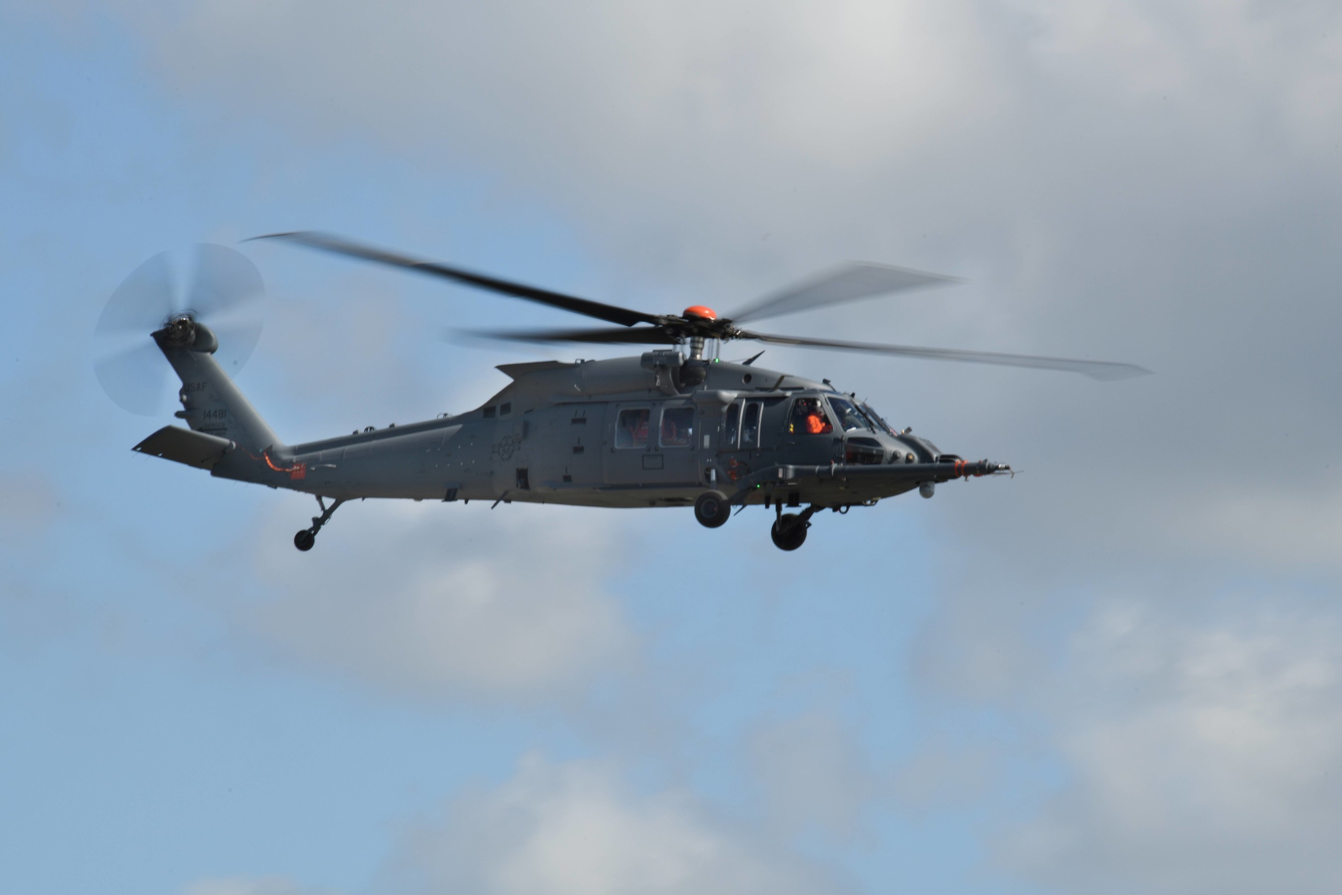 Sikorsky HH-60W helicopter in flight