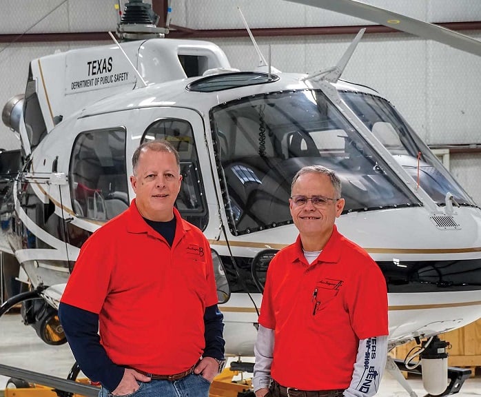 David (left) and Danny Brigham, the co-owners and president and vice president, respectively, of AeroBrigham. Mike Reyno Photo