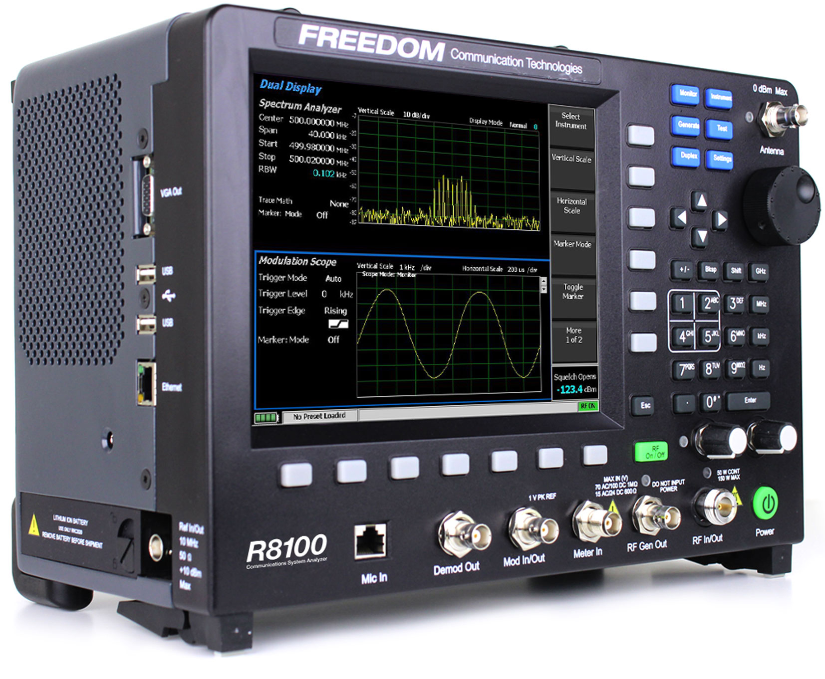 Dallas Avionics is now an authorized distributor of the entire Freedom line of communications test equipment from Astronics. Dallas Avionics Photo