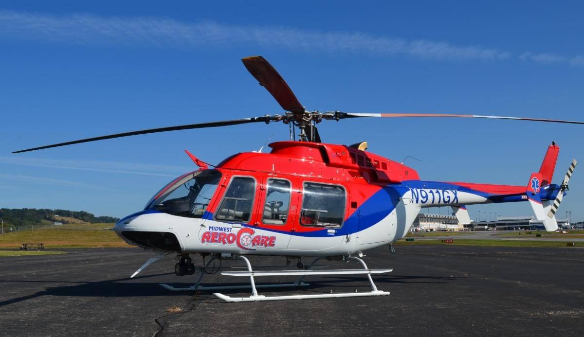 Midwest AeroCare now flying Bell 407 helicopter - Vertical Mag
