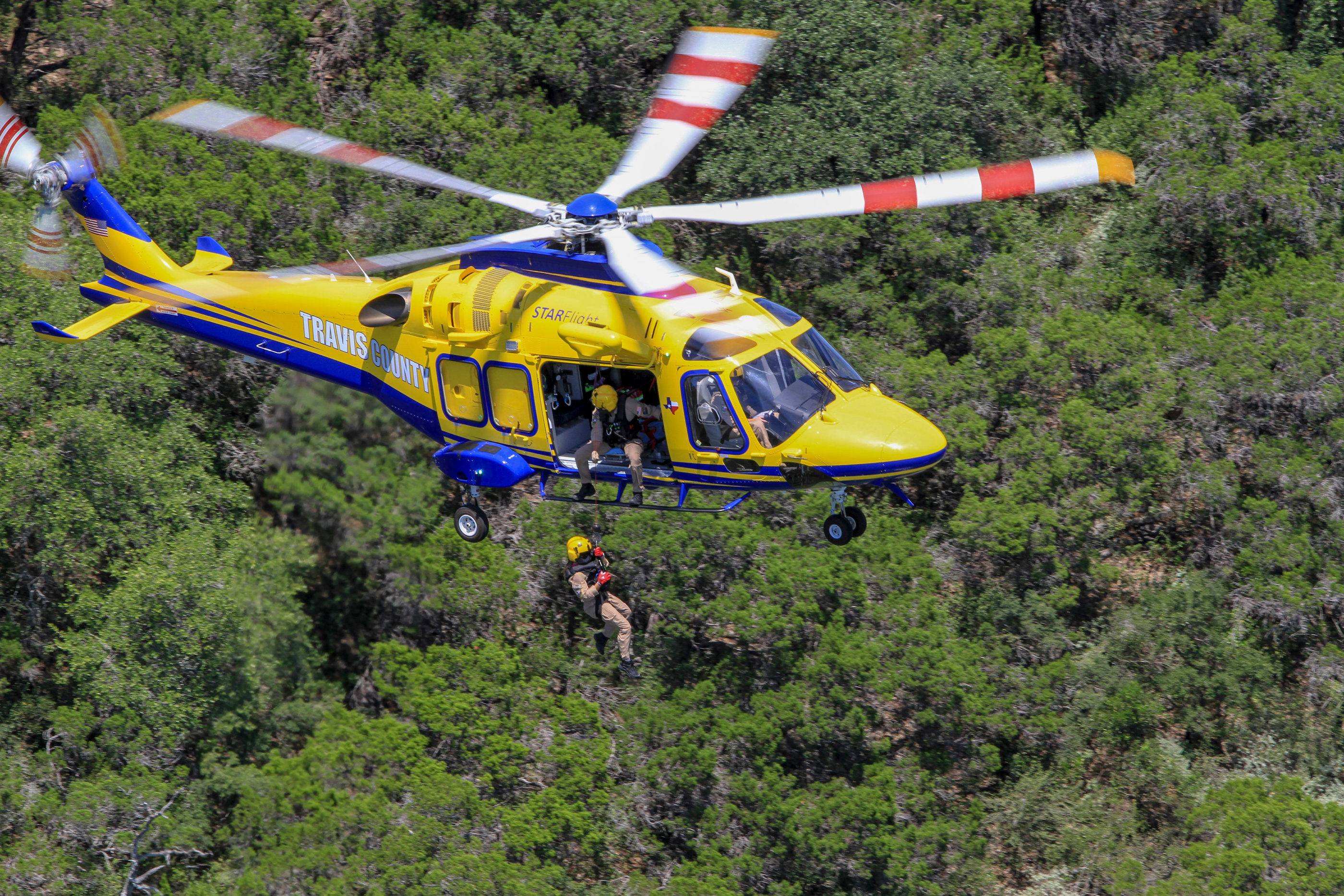 Travis County, Texas, has three AW169 EMS helicopters in service that perform highly specialized rescues for an area with over 1.2 million residents that includes Austin. Tim Pruitt Photo
