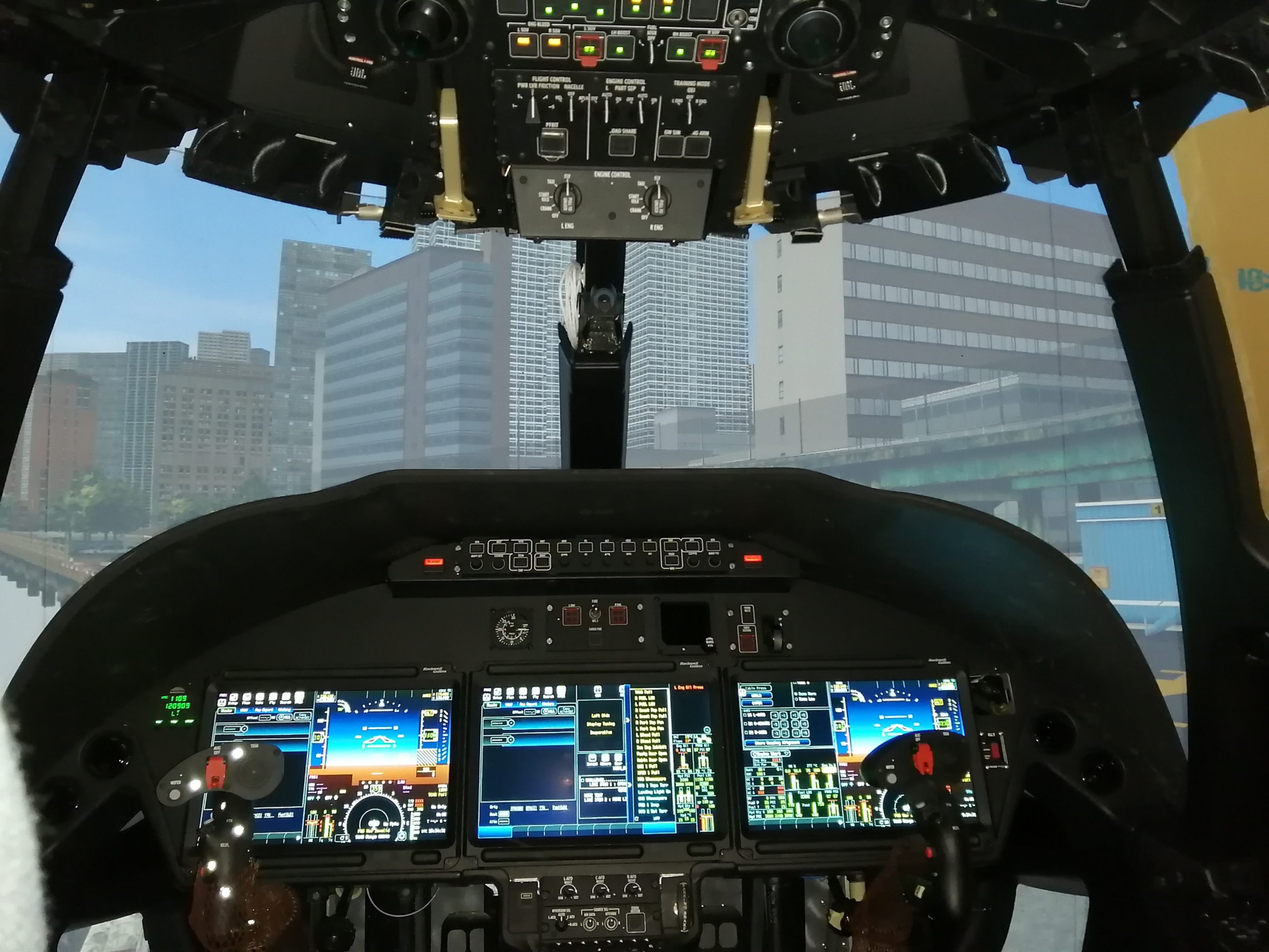 The world’s first Full Flight Simulator of the AW609 is set to arrive in Philadelphia in summer 2020. Leonardo Photo