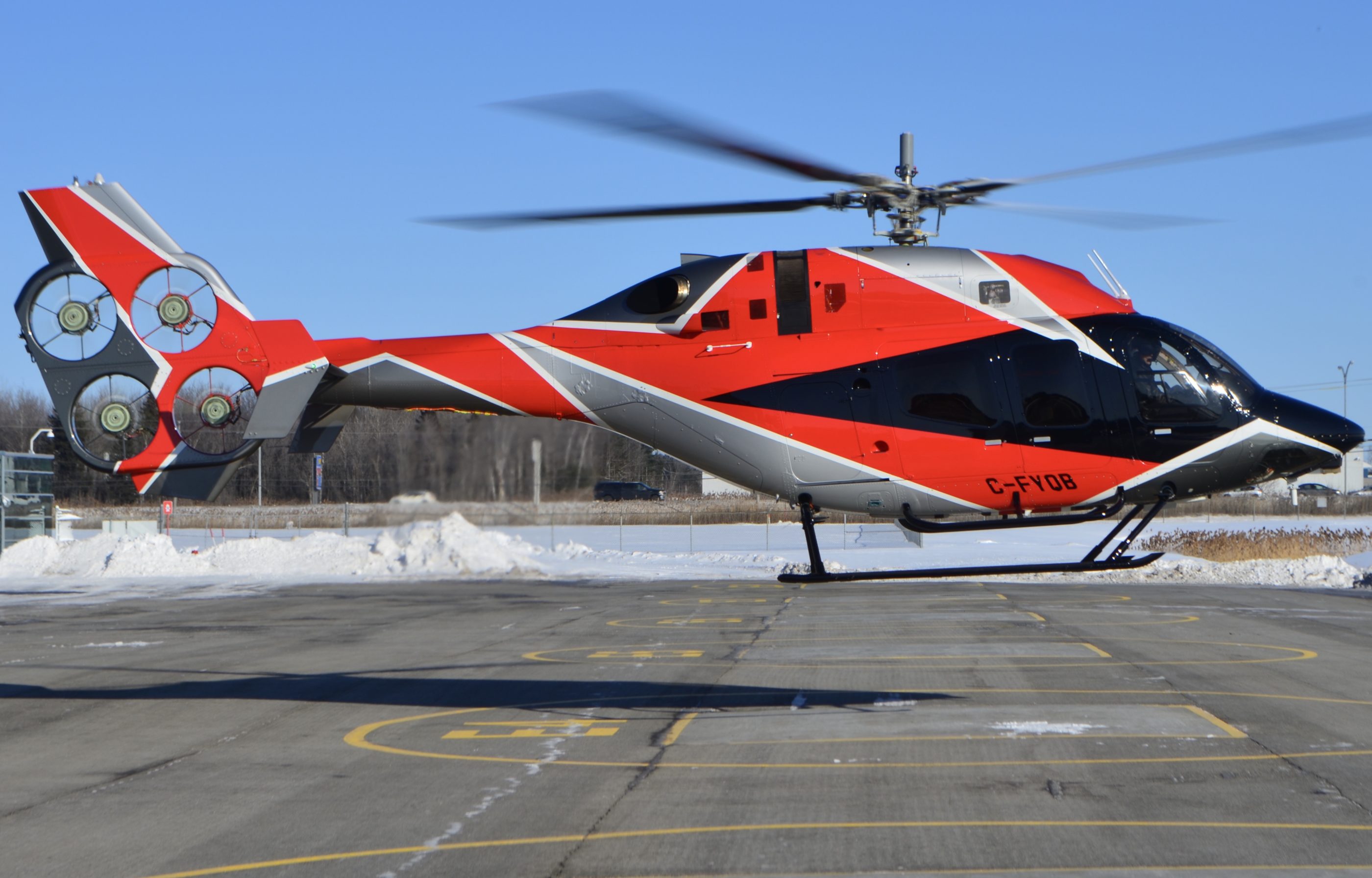 Bell electric tail rotor
