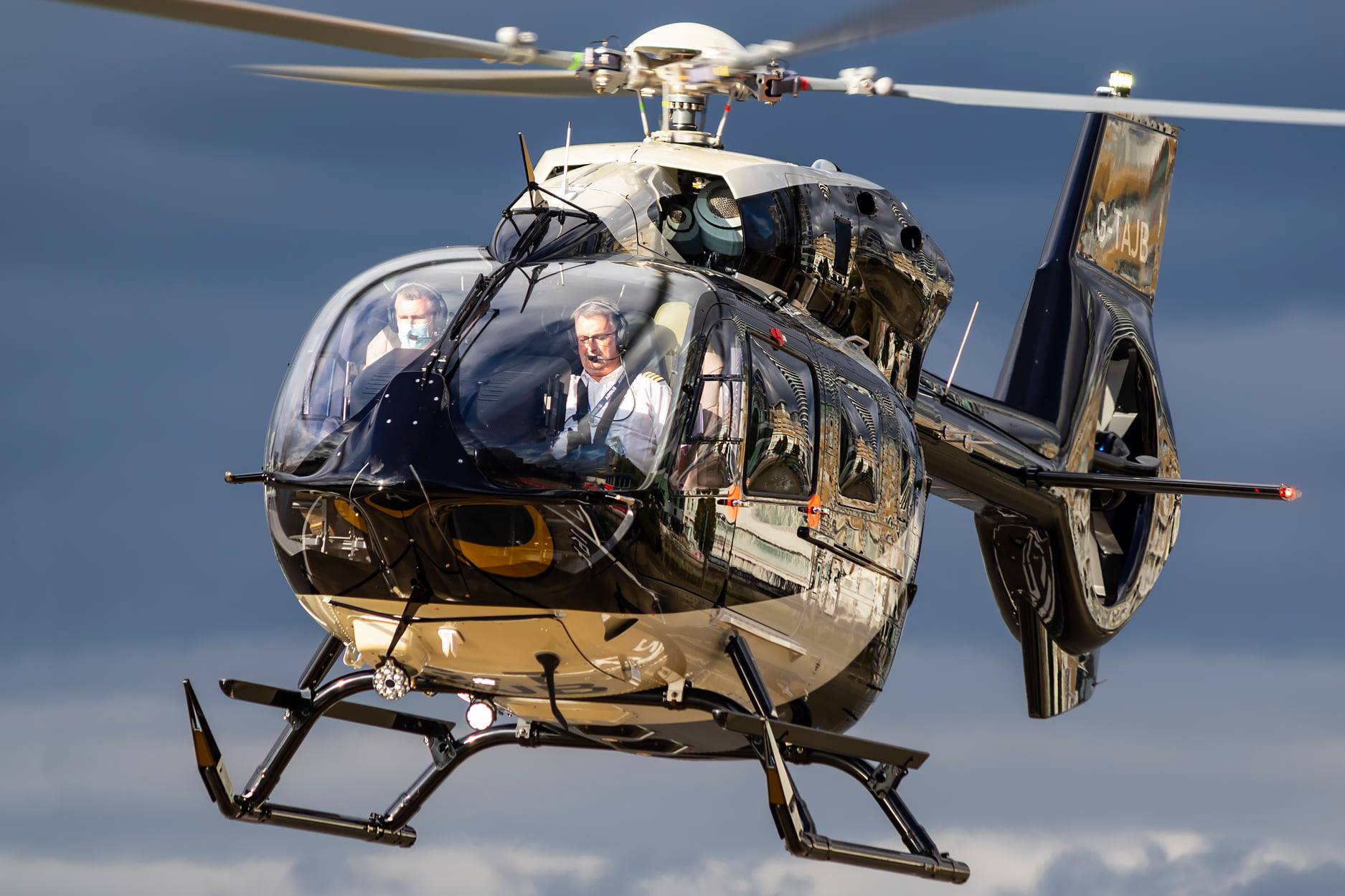 An Airbus H145 arrives at London West Heliport in the U.K. Danny Nixon Photo
