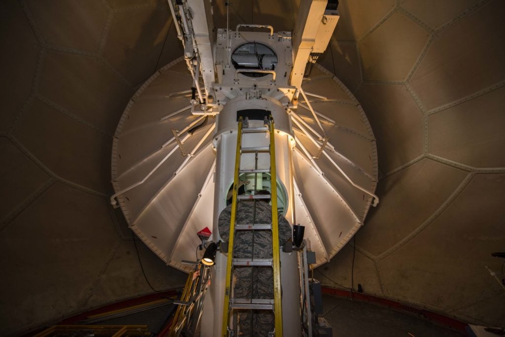 inside weather radome