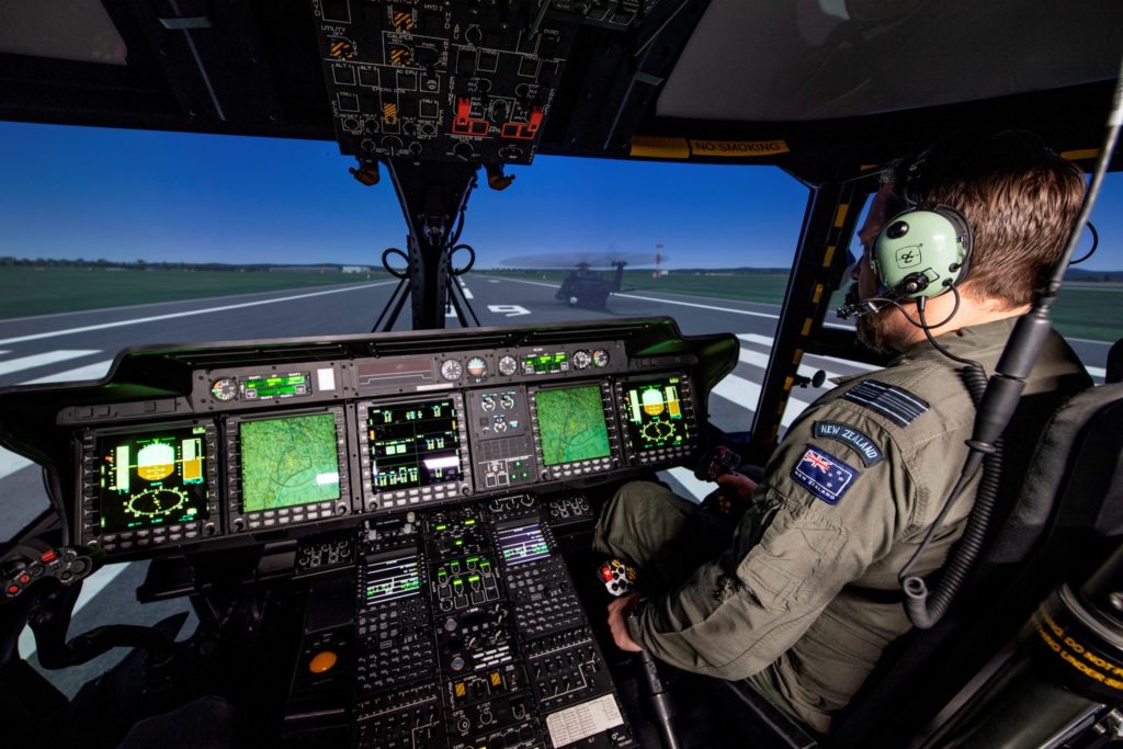 Royal New Zealand Air Force CAE NH90 simulator