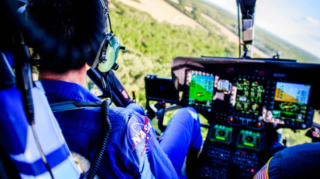 NASA H135 cockpit