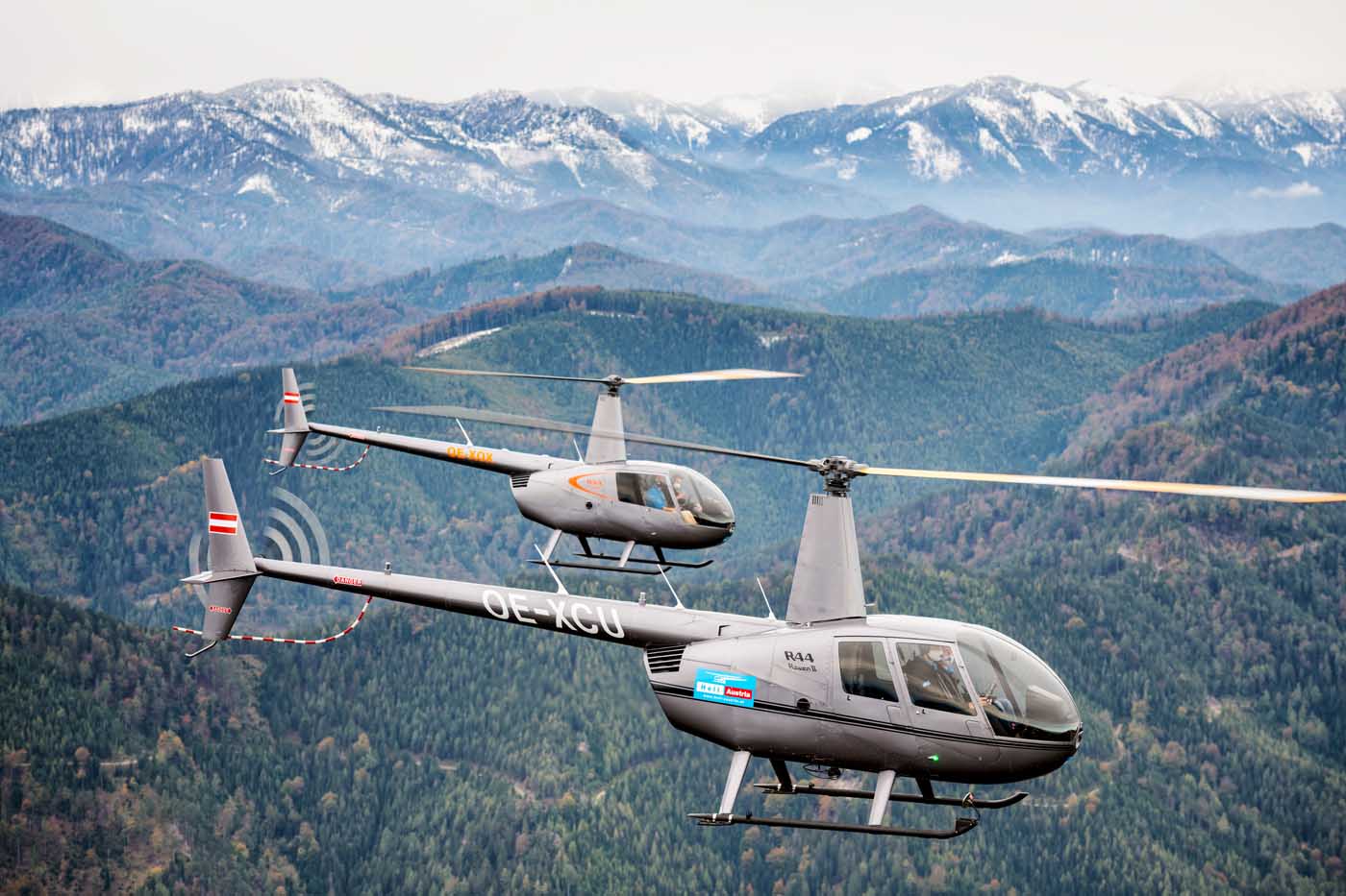 Heli Austria Flight Academy Robinson R44s