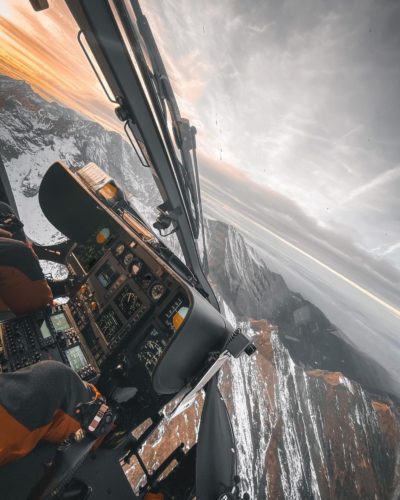 Unbeatable views from an Airbus H135. Photo submitted by Instagram user @muresanmihai using #verticalmag