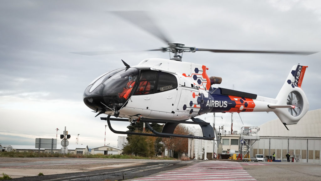 The only modifications made to the H130 are those required to test the new technologies. Airbus Photo