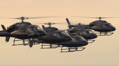 I'm a Celebrity Helicopter Formation