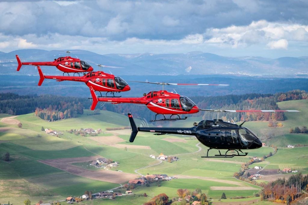 Mountainflyers Bell 505 helicopters