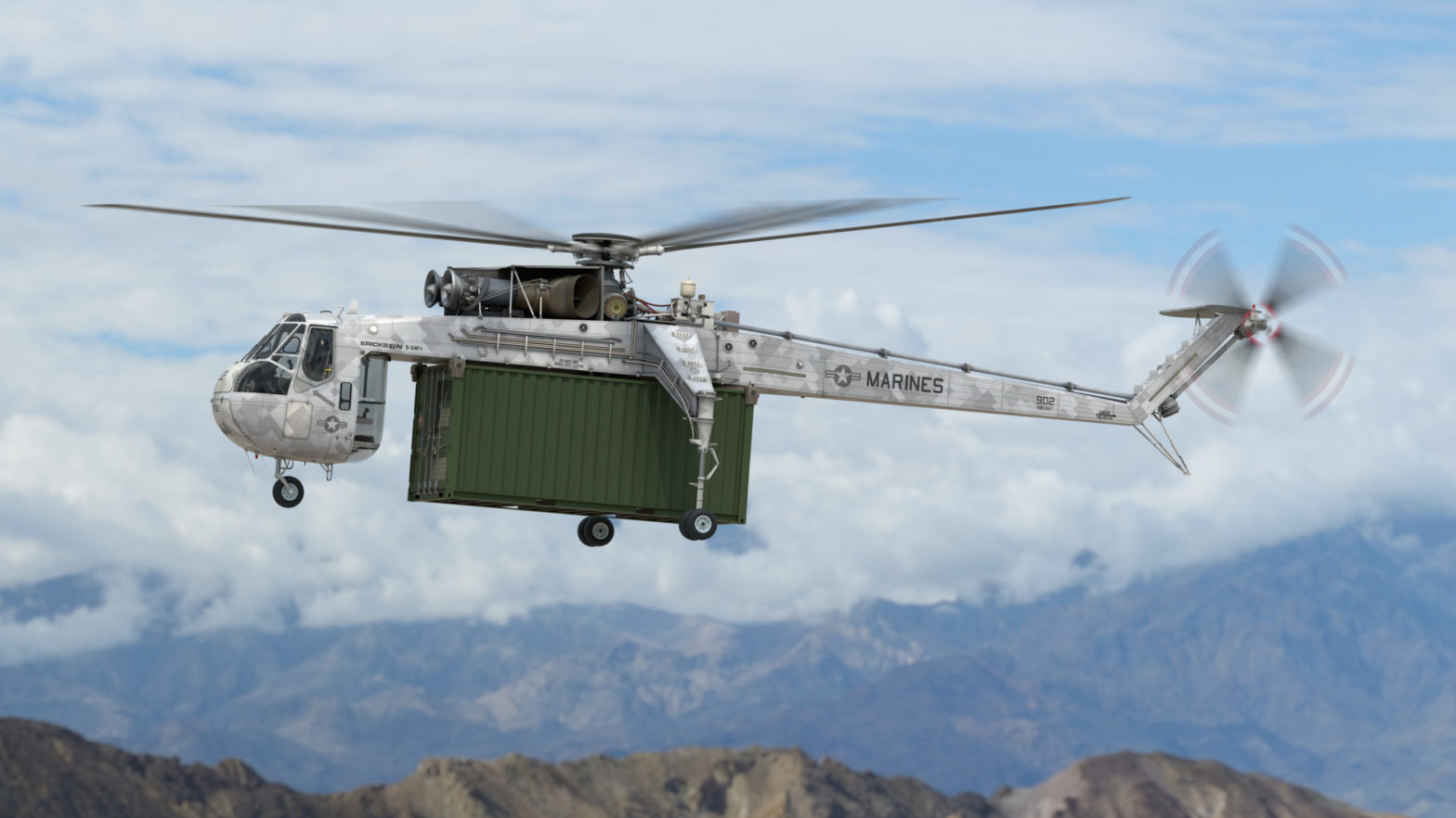 Erickson rebuilding Air Crane as potentially pilotless combat logistics