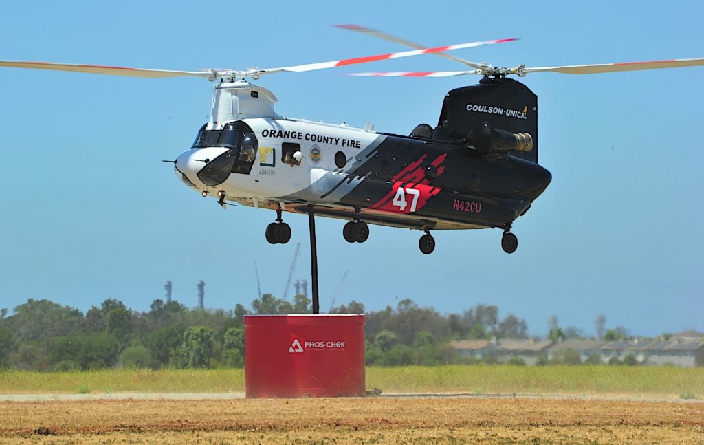 Coulson firefighting CH-47 Southern California