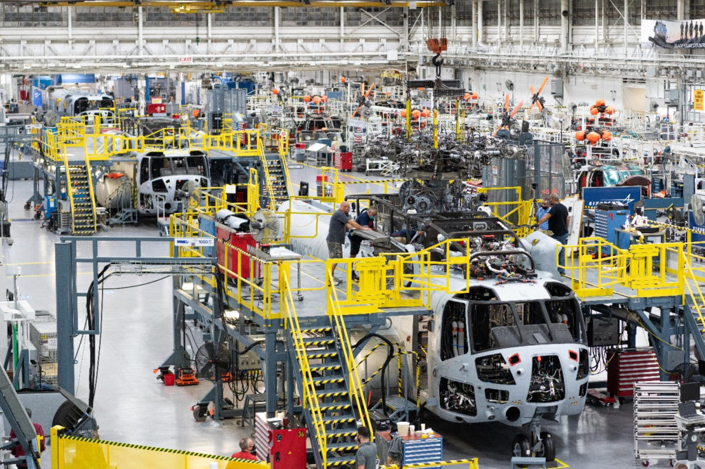 Six CH-53K aircraft are currently being built in at Sikorsky’s Connecticut plant, with another 36 in various stages of production. Lockheed Martin Photo