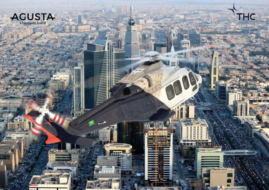 Six of the AW139s will be used for corporate transport. Leonardo Image