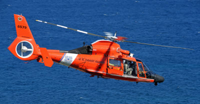 U.S. Coast Guard MH-65C Dolphin from Coast Guard Air Station Borinquen. Photo submitted by Facebook user Matt Udkow
