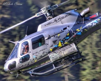 Heli Rezia Airbus H125 helicopter. Photo submitted by Instagram user @helicopterphotosmicheleceresa