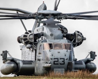 A USMC Sikorsky CH-53E Super Stallion. Photo submitted by Instagram user @shutterup_aviation