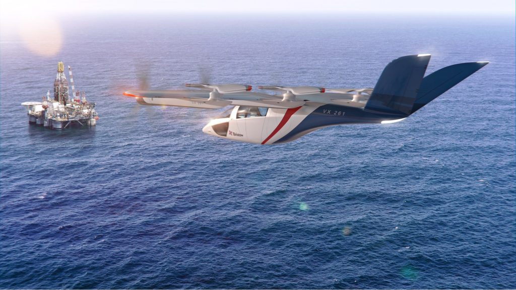 Bristow has a pre-order for 25 Vertical Aerospace Group VA-X4s, with an option for a further 25. Bristow Image