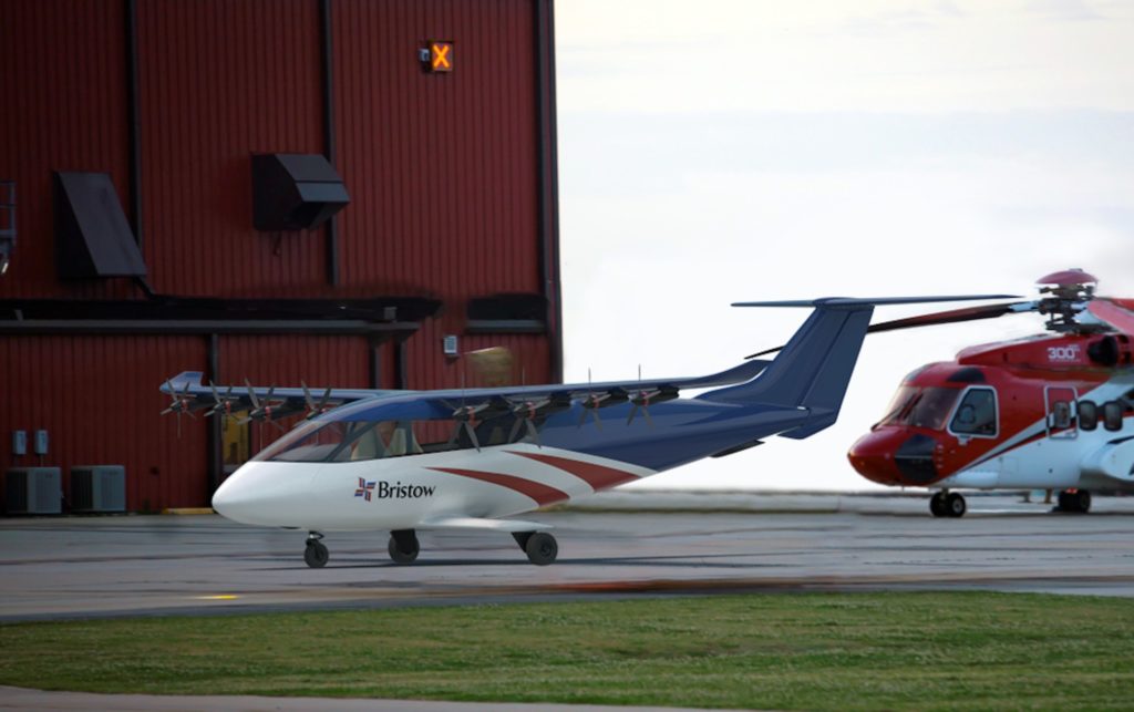 Bristow and Electra plan a future joint turn-key transport service to focus on middle mile logistics for retail distribution and passenger services. Electra Aero Image