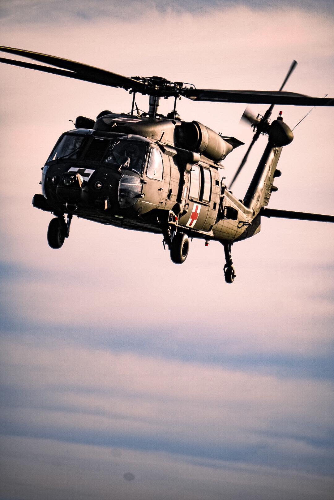 A U.S. Army Sikorsky HH-60M assigned to Lonestar DUSTOFF conducting a flight in Germany. Photo from Javier Arencibia on Facebook