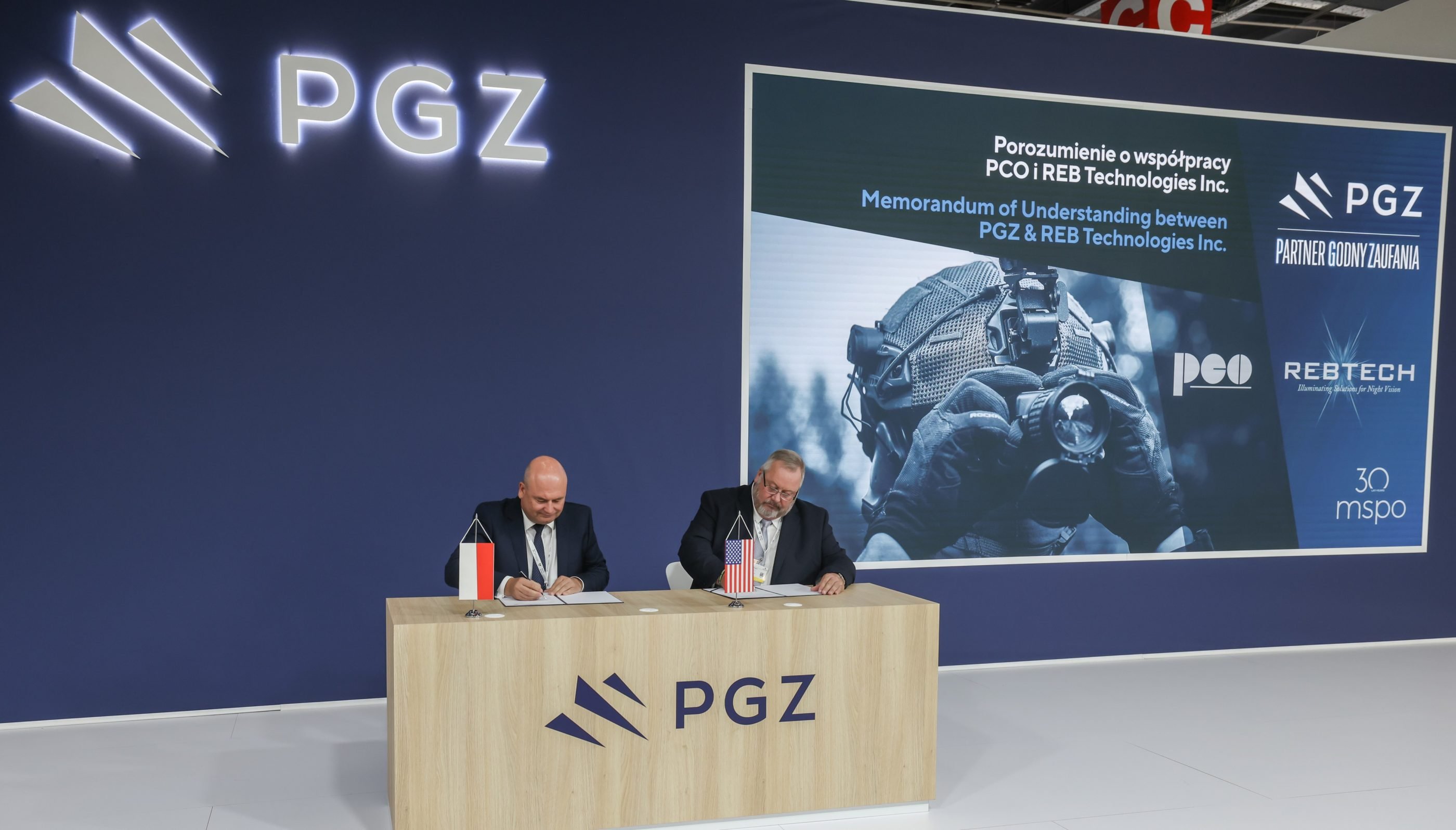 REBTECH podpisał Porozumienie z PGZ Polska