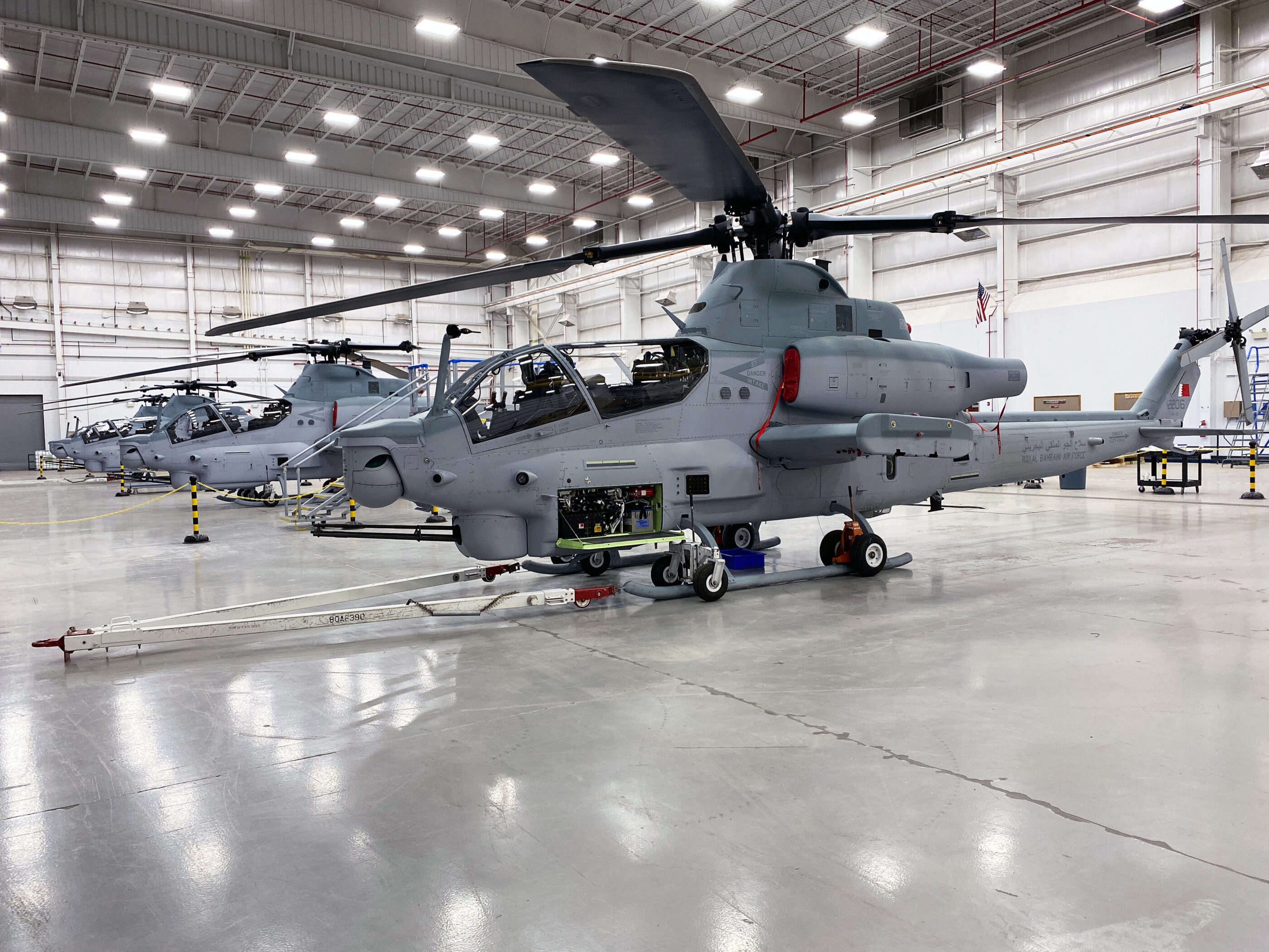 A Bahrain Bell AH-1Z at the manufacturer's assembly center in Amarillo, Texas. Bell Photo
