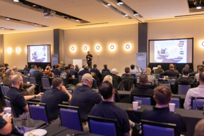Over 160 attendees were present for both days of the hoist conference. Brent Bundy Photo