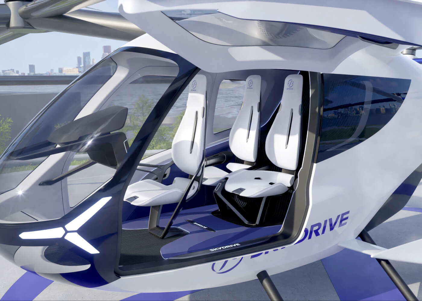 SkyDrive unveils new specs and design for eVTOL aircraft