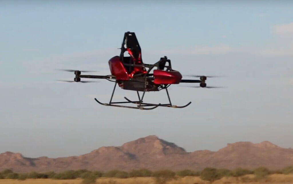 Rotor X unveils video of Dragon eVTOL ultralight personal air