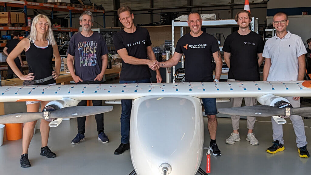Dufour Aerospace and 9T Labs collaborate on structural composite 