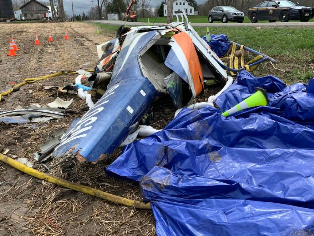 Investigators said there was no evidence of mechanical failures that would have prevented the aircraft recovering from vortex ring state. NTSB Photo
