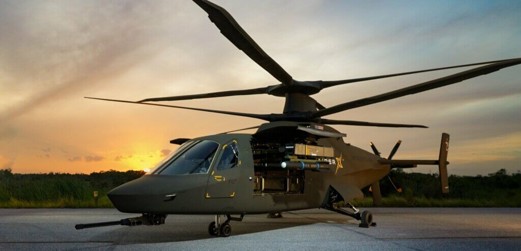 The Sikorsky Raider X pictured at Sikorsky’s facility in West Palm Beach, Florida. Sikorsky Photo