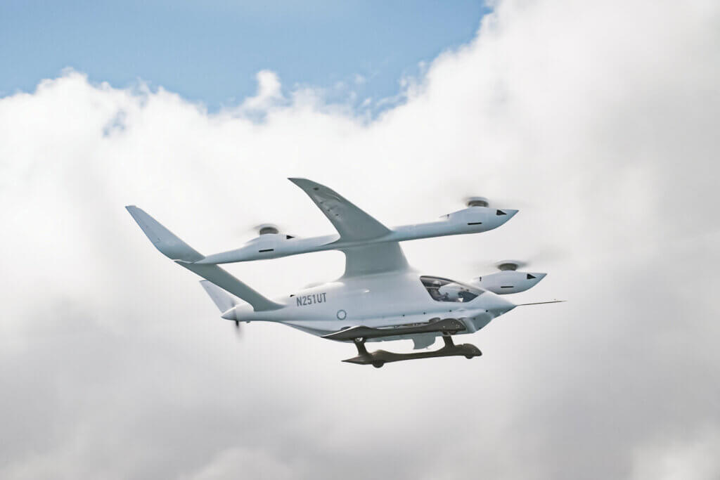 Beta achieves piloted full transition test flight with eVTOL aircraft