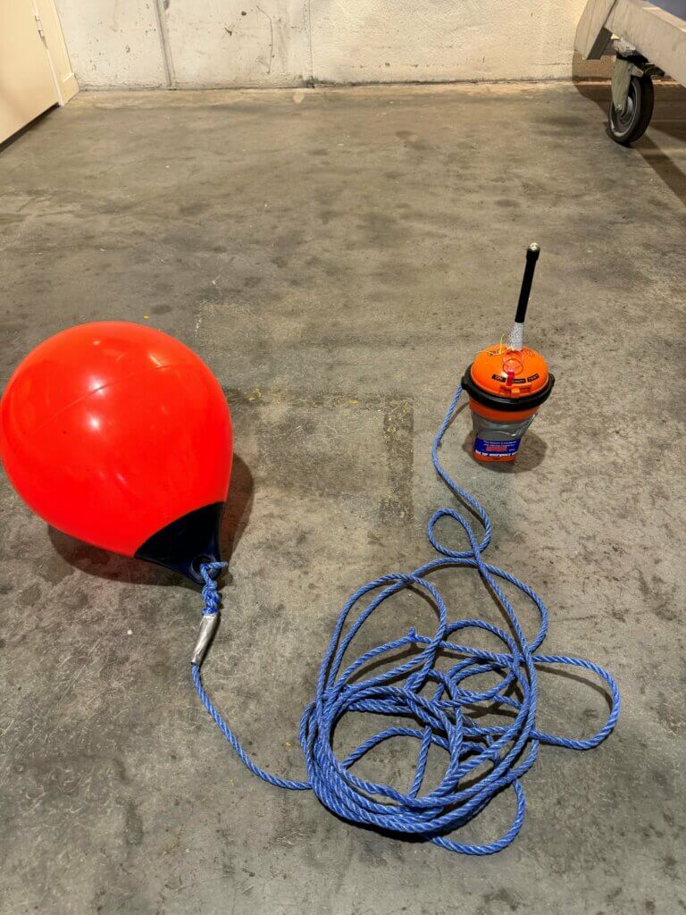 A training beacon similar to that used by the helicopter crew. Bristow Norway AS/NSIA Photo