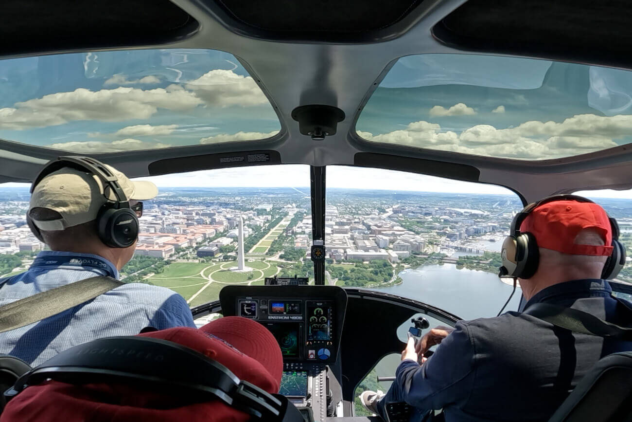 Enstrom among select few helicopters in Washington, D.C. flyover