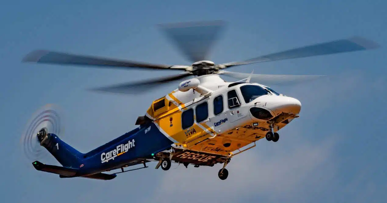 航空機・ヘリコプター Vaustralia CareFlight celebrates 10 years with Leonardo AW139 helicopter in