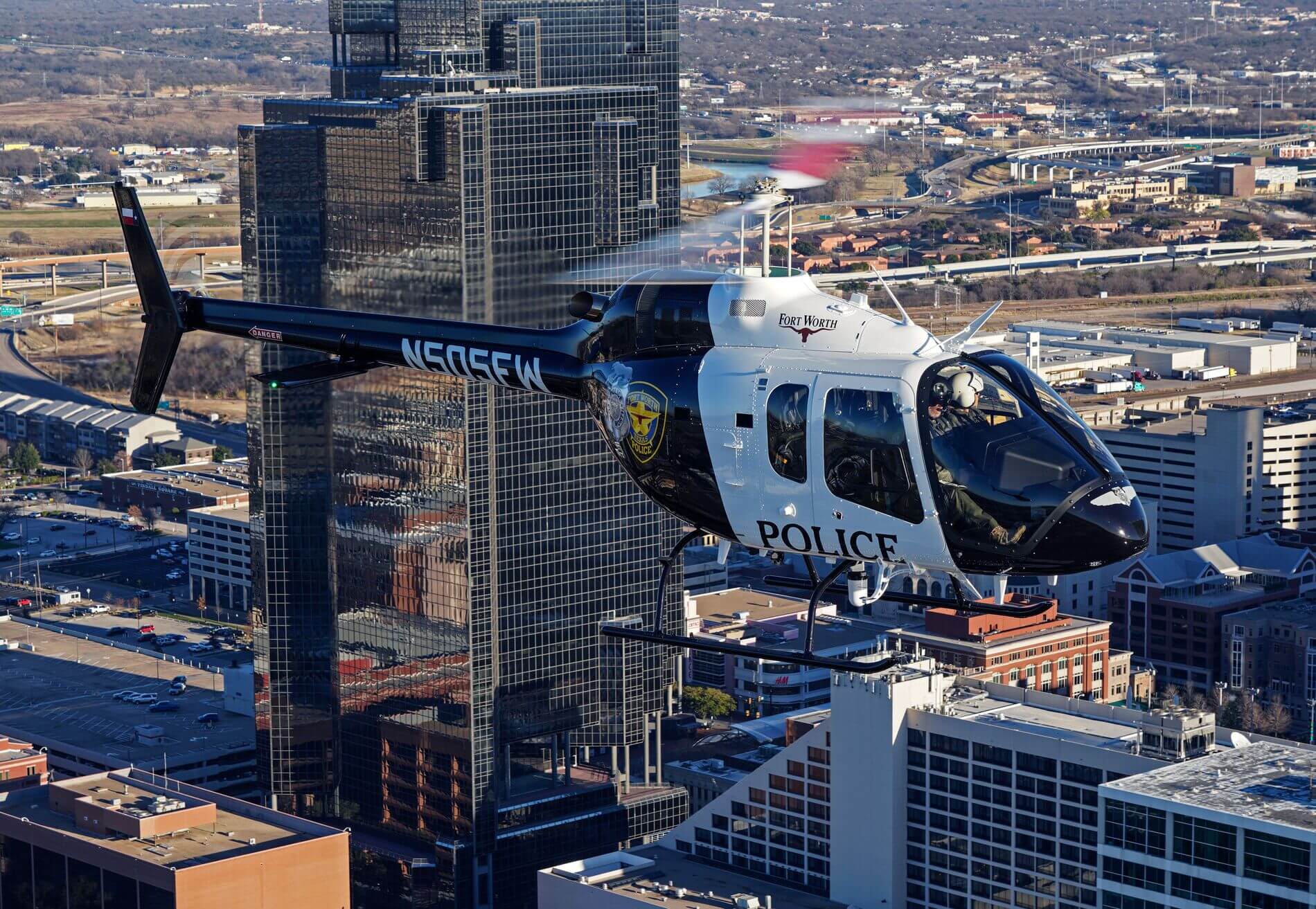 Fort Worth Police Department adds second Bell 505 to public safety