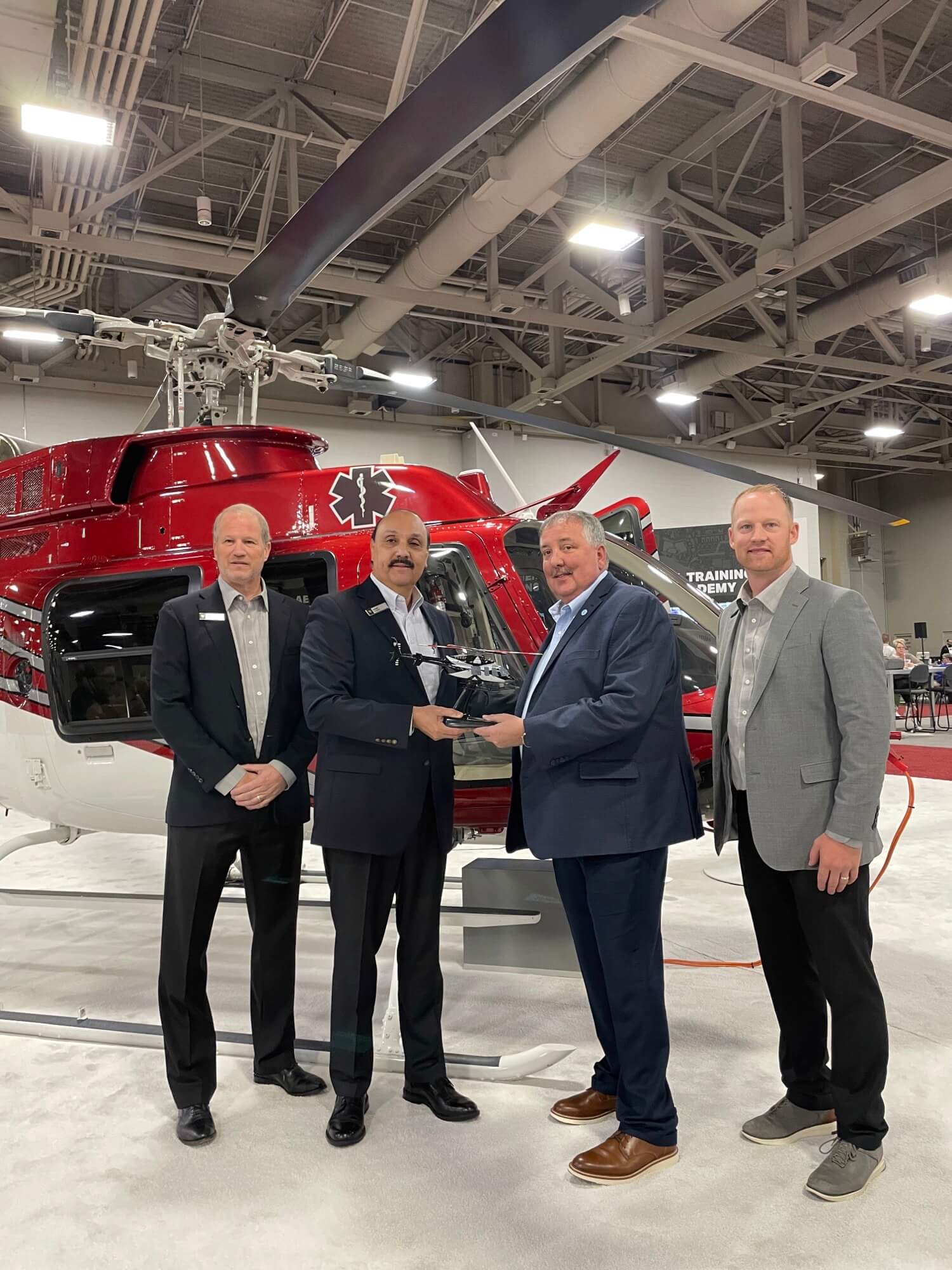 Global Medical Response accepts delivery of its first IFR-configured Bell 407GXi